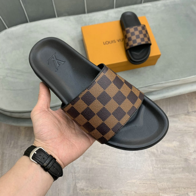 Louis Vuitton slippers men-LV6603S